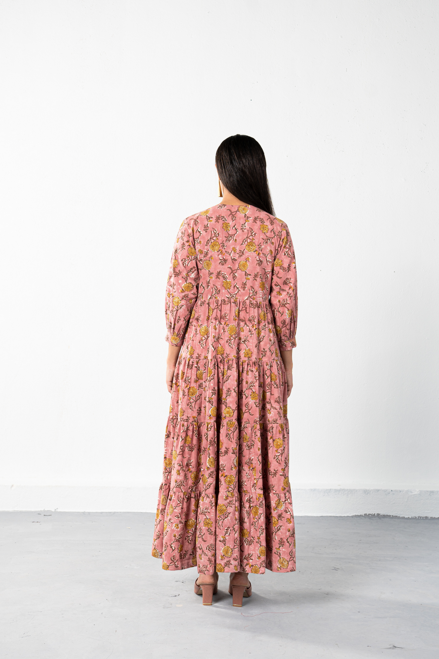 Dahlia Oasis kala cotton maxi dress