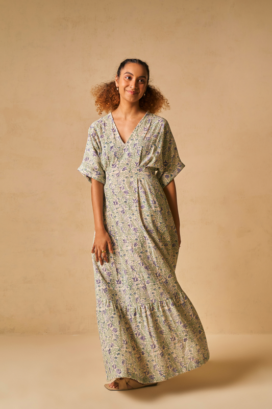 Reef Bloom Kala Cotton Maxi Dress