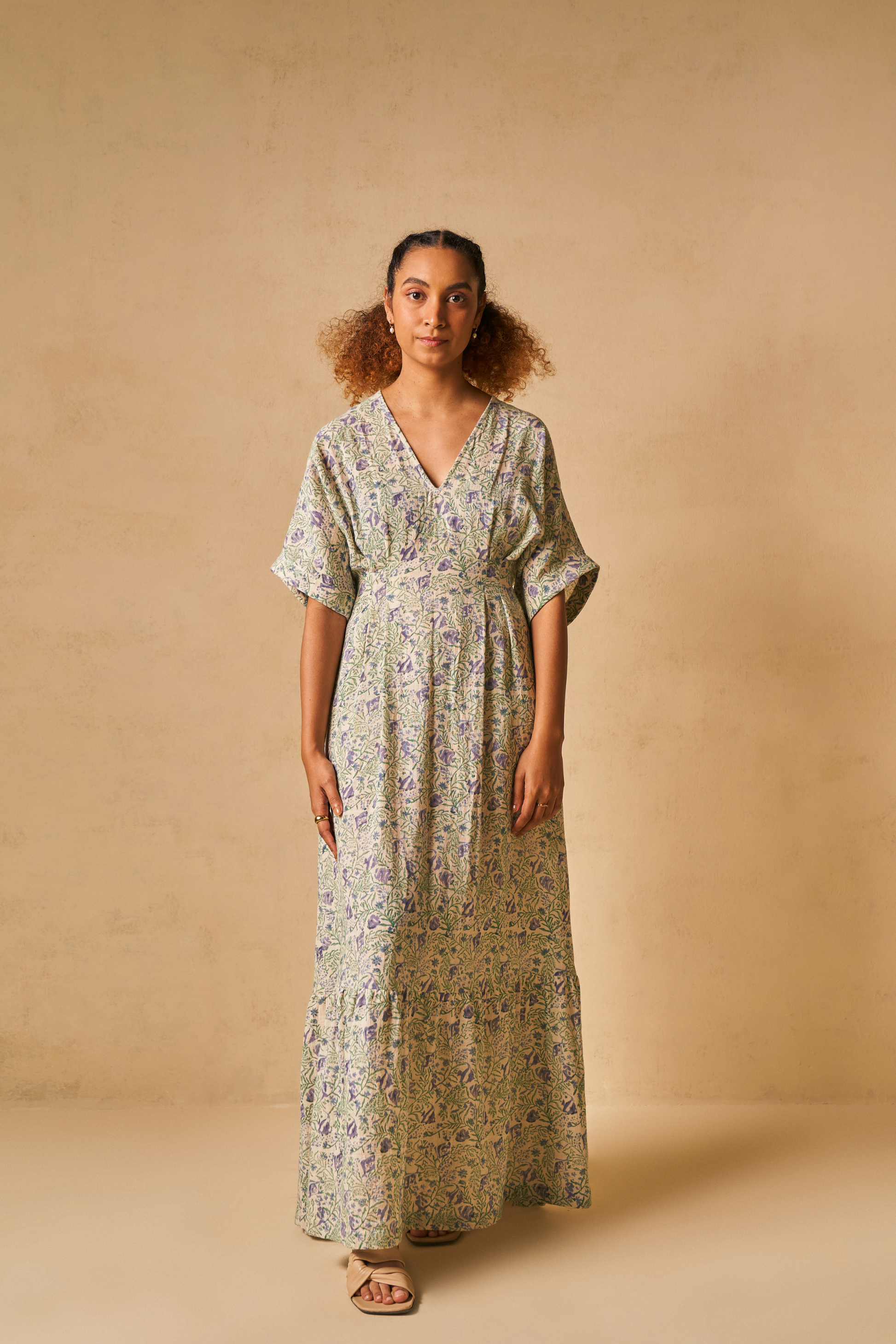 Reef Bloom Kala Cotton Maxi Dress