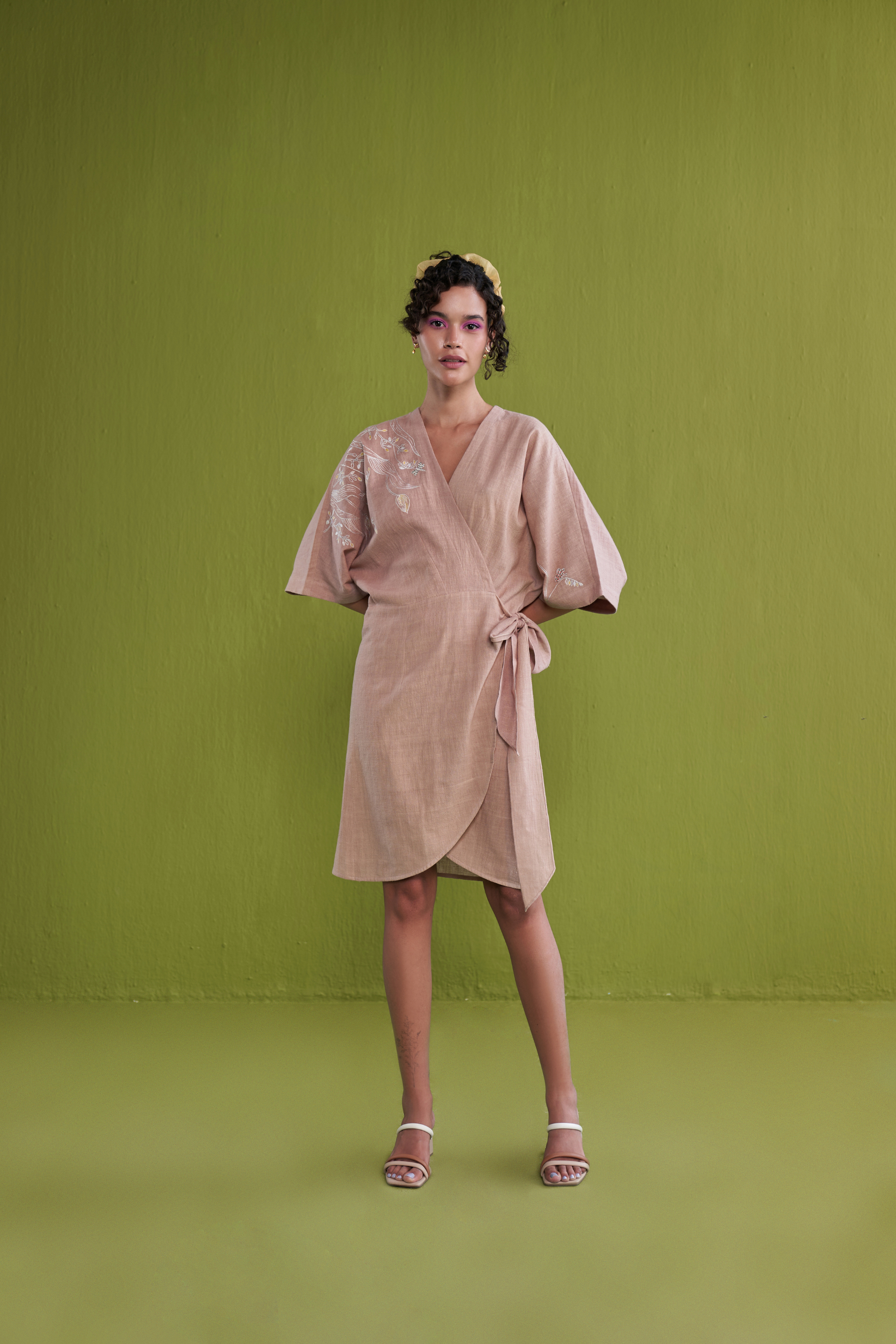 Summer Soul Handwoven Organic Cotton Wrap Dress