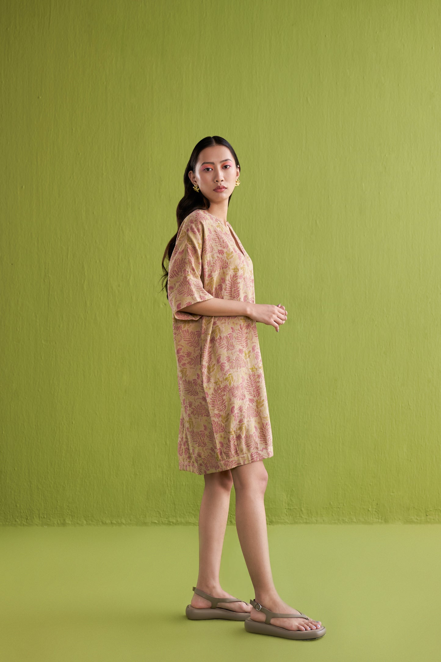 The Fern Kala Cotton Printed Dress