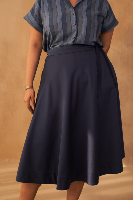 The Joyful Organic Cotton Midi Skirt