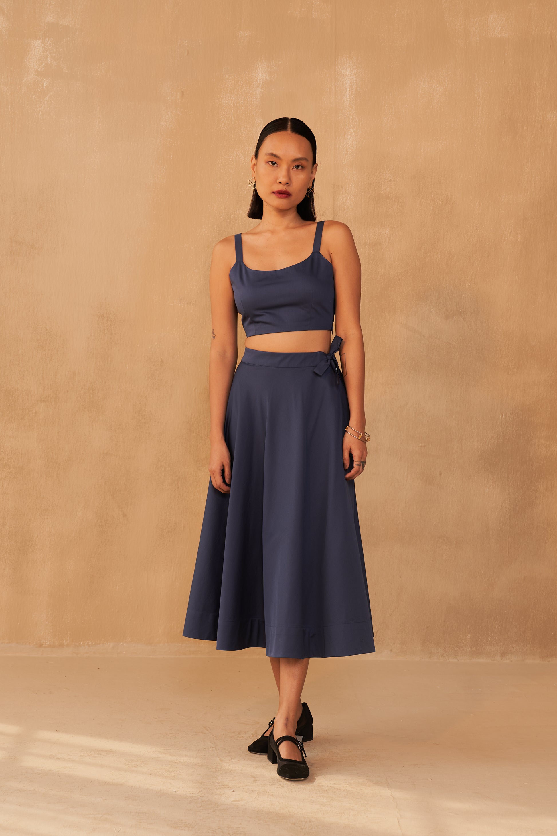 The Joyful Organic Cotton Midi Skirt