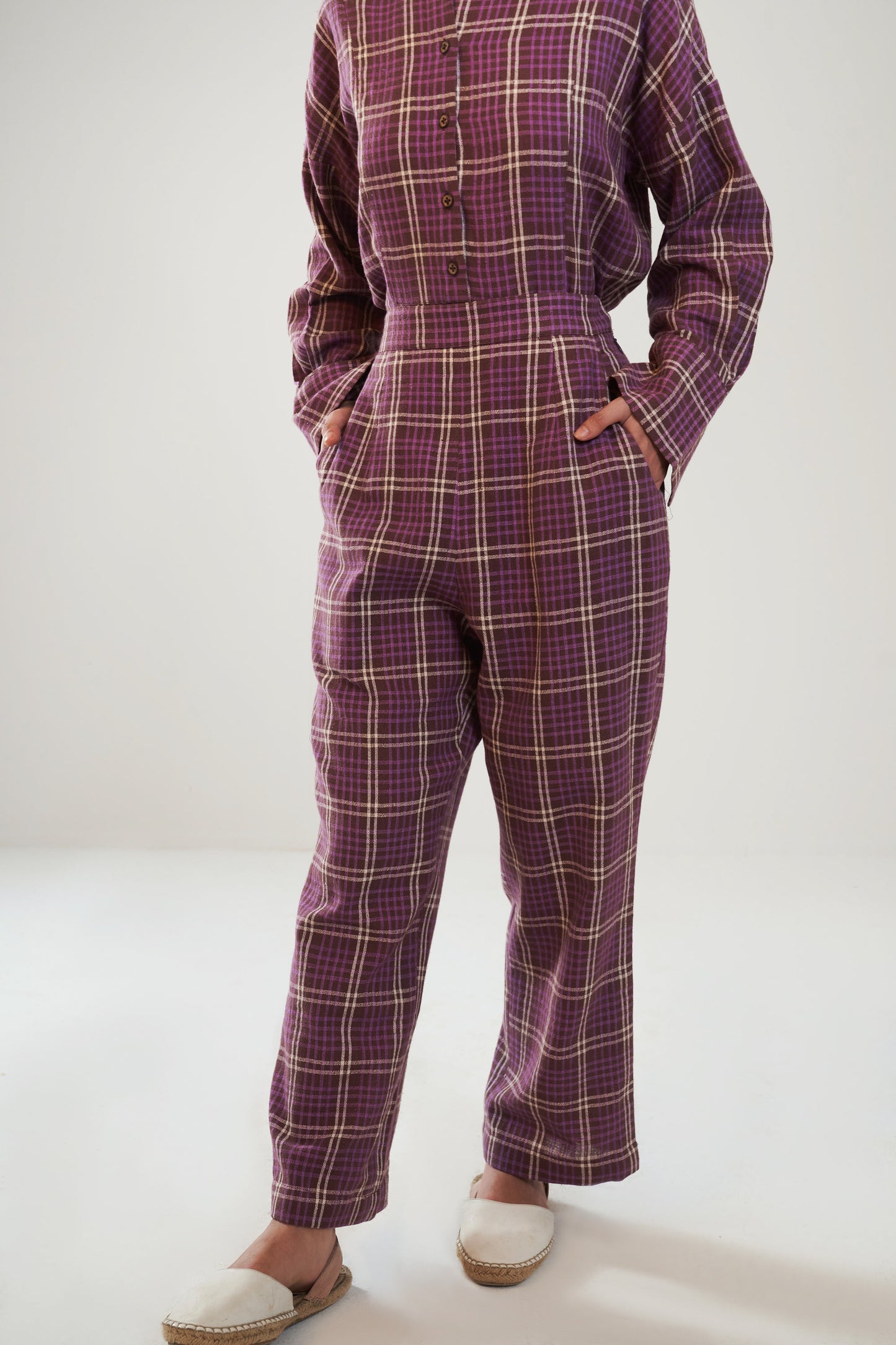 Purple Garden Trousers