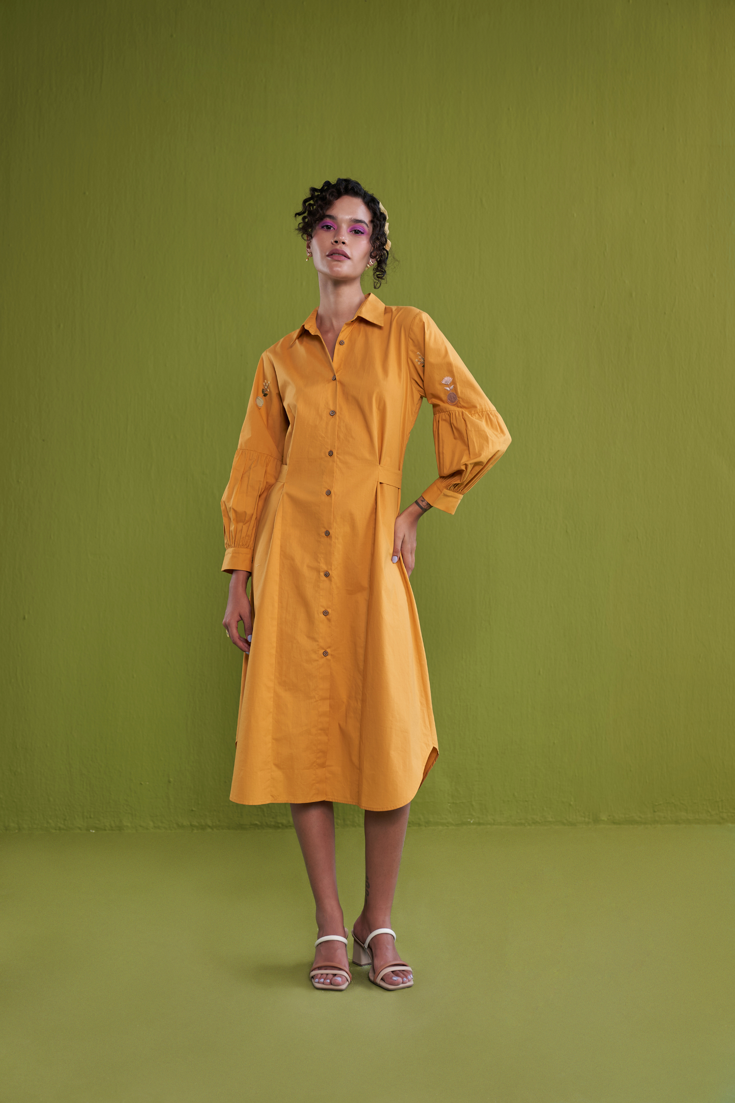 The Sunlight Organic Cotton Midi Dress