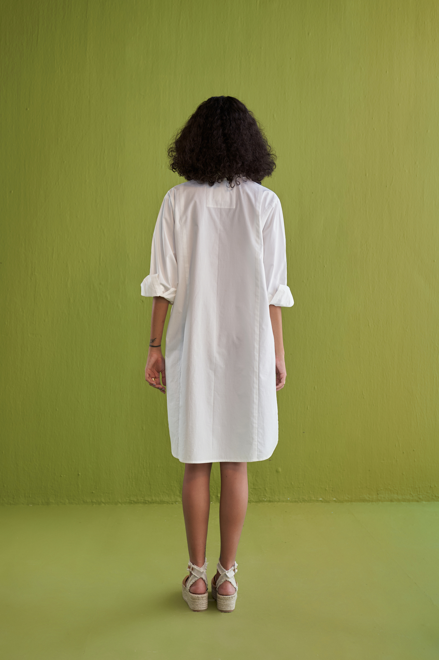 The Tropical Organic Cotton Shirt Dress